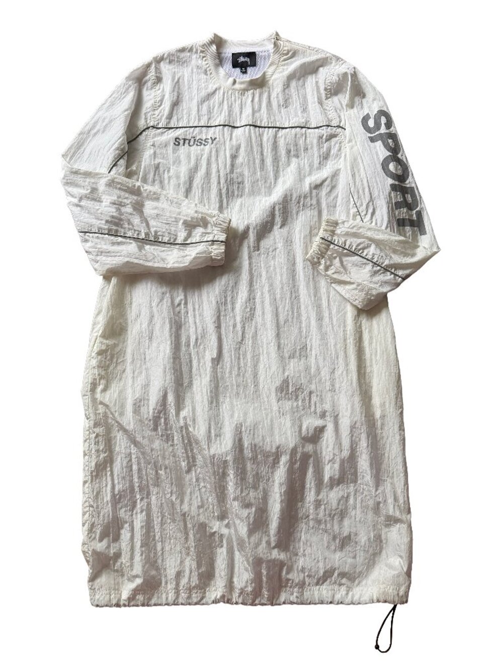 Stussy Sport Fall 2018 Women's White Naya Track Dress Size M Streetwear Techwear